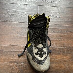 Nike Hyperenforcer XDR Black and Yellow Shoe